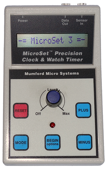 MicroSet Clock and Watch Timer  Powerful diagnostic tools for the  horological community